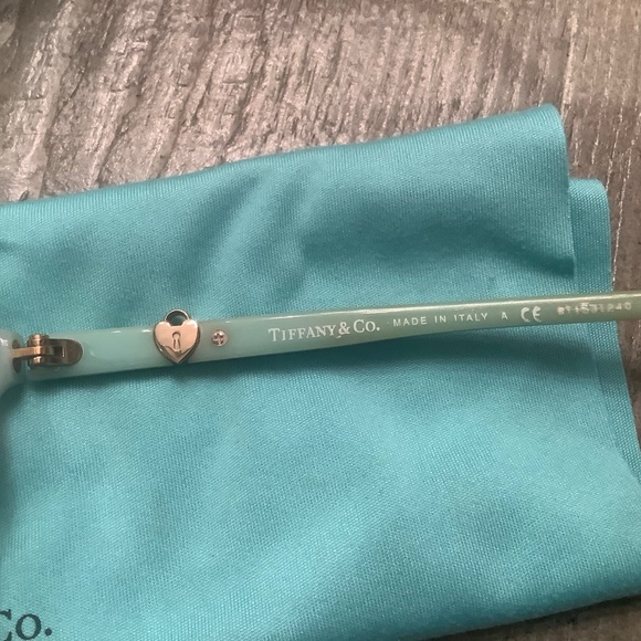 Tiffany & CO Authentic TF2061 8134 tortoise/blue reading glasses frame Italy - Picture 3 of 7